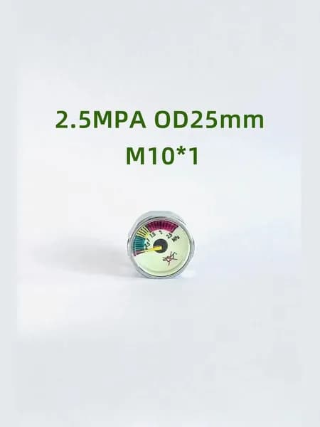 Манометр 2.5MPA, D25, M10*1, Леший 2, для винтовки, для баллона, PCP PAINTBALL