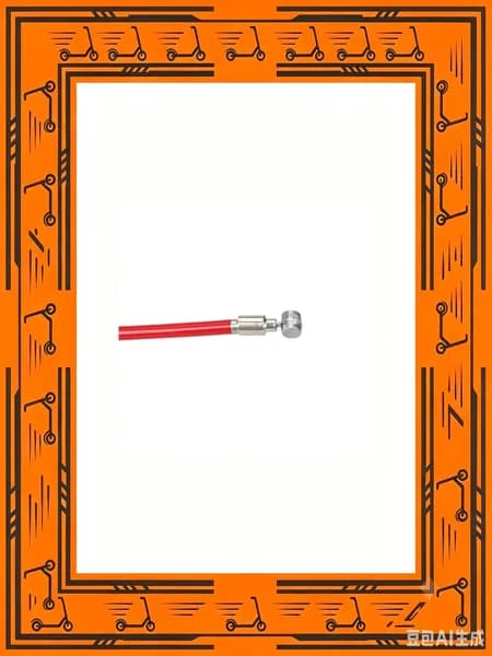 Удобный тормозной шнур Xiaomi 4/4Pro, сталь/резина, 189 см, экономично, красный, 1 шт.