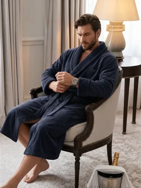 Халат мужской махровый длинный EMPIRE
