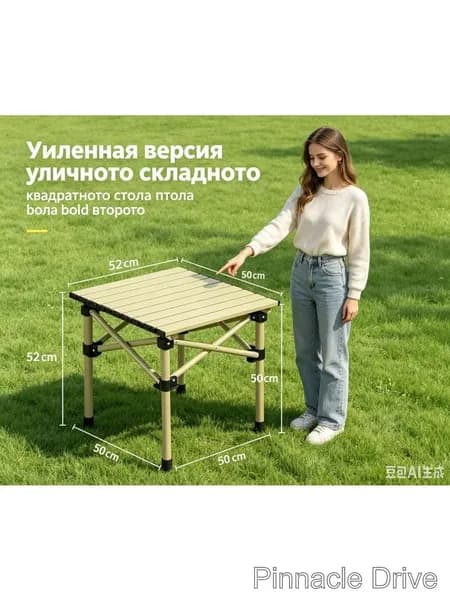 Садовый стол 50х50х50 см