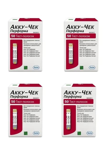 Тест-полоски accu chek performa Accu-Chek Performa (Акку-Чек Перфома) Акку чек перформа №200