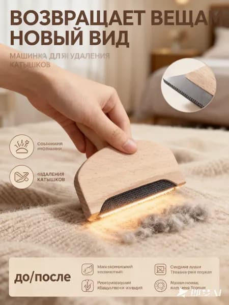 Щетка для одежды, обуви 1 шт