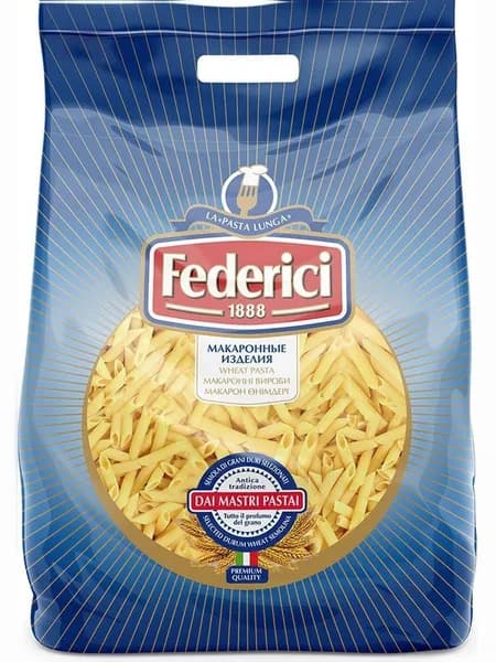 Макароны Federici перья рифленые №23, 3кг