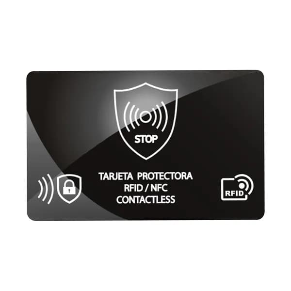 RFID-блокиратор для банковских и удостоверяющих личность карт, чёрный, 5 шт.