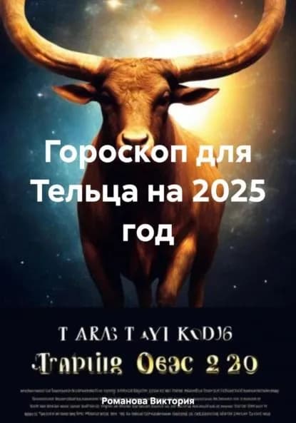 Гороскоп для Тельца на 2025 год | Романова Виктория Алексеевна | Электронная книга