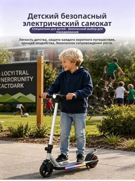 Электросамокат D985, серый