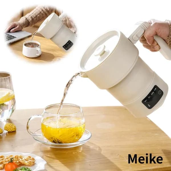 milochic Электрический чайник Складной электрочайник, бежевый