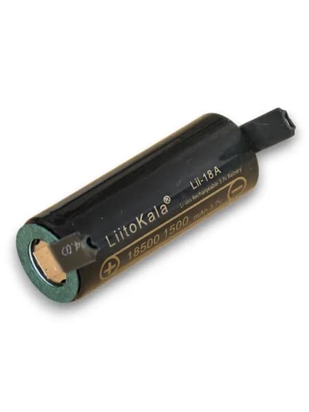 Аккумулятор LiitoKala 18500 с лепестковыми выводами 1500mAh Lii-18A