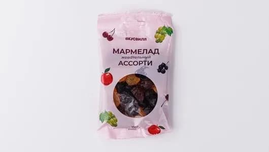 Мармелад жевательный "Ассорти" 100 г