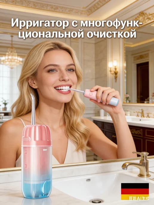 Ирригатор для зубов и десен беспроводной