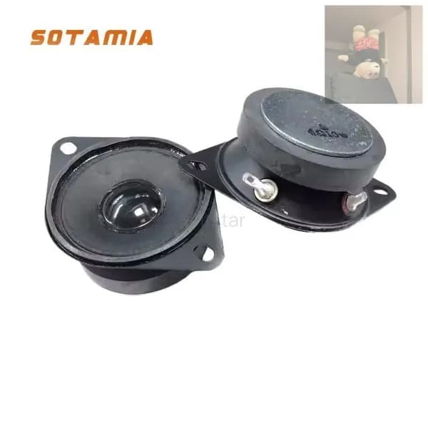 SOTAMIA 2PCS 2-дюймовый Твитер Аудио Мощный динамик 4 Ом 10 Вт 52 мм, Hifi Музыкальный Домашний кинотеатр Bluetooth громкогов