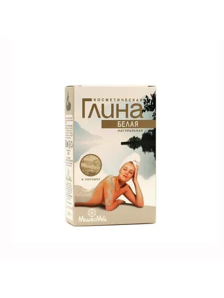 Глина космет. белая медикомед 100г
