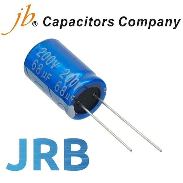 68мкФ 200В / JRB / 13x20 / 105 С / конденсатор электролитический (4шт)