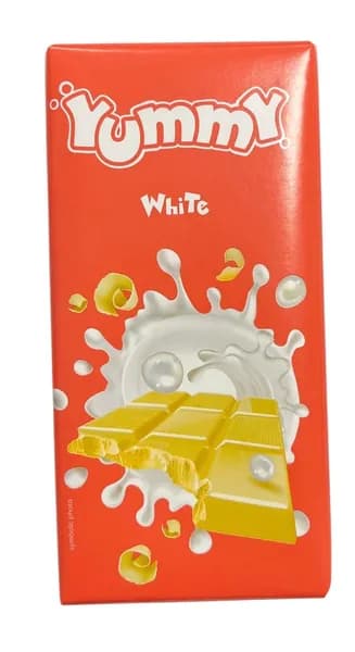 Шоколадная плитка YUMMY White 85 гр / Германия