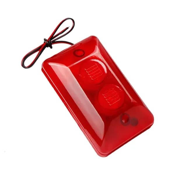 15W мощная охранная сирена 120 дБ со стробоскопом, настенная, 1pc