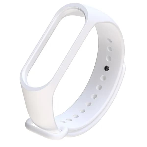 Силиконовый ремешок для фитнес-браслета Xiaomi Mi Band 3, белый, длина 220 мм