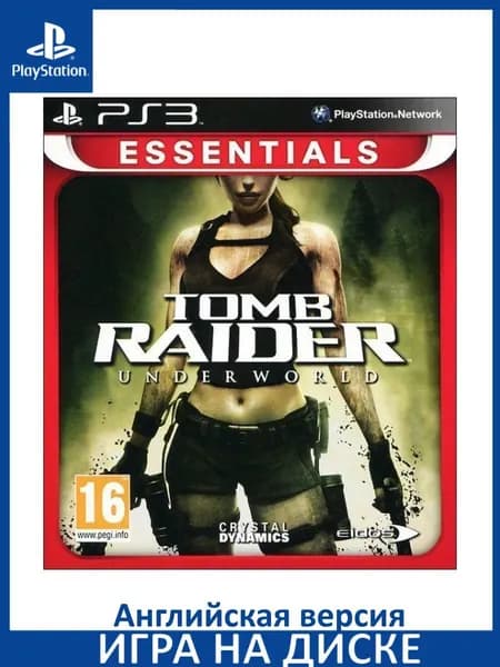 Игра Tomb Raider: Underworld PS3 Диск на PlayStation 3 Английская версия