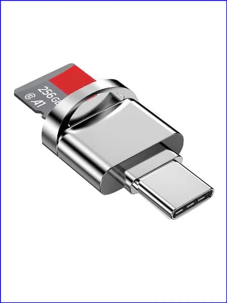 Адаптер для считывателя карт Micro-SD, USB Type C для считывателя карт Micro-SD/TF, B