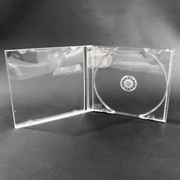 Прозрачный Пластиковый Футляр Для CD/DVD-Дисков Защиты Носителей
