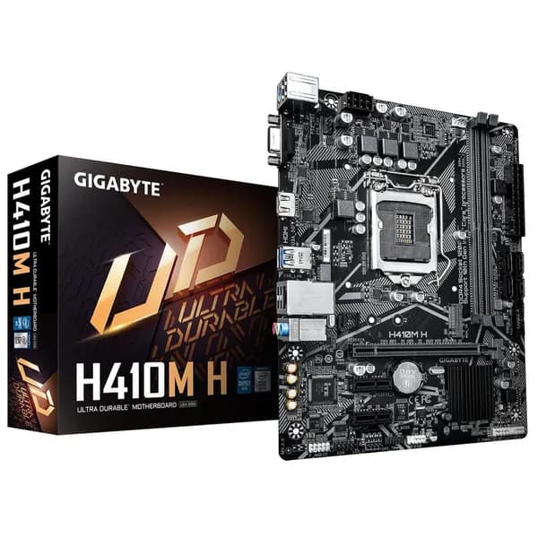 Материнская плата Gigabyte H410M H 2.0 H410, LGA1200, Intel H410, Micro-ATX, RTL (H410M H 2.0)