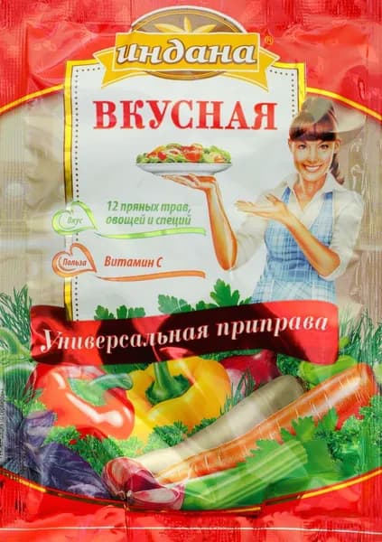 Приправа ИНДАНА Вкусная, универсальная, 75г