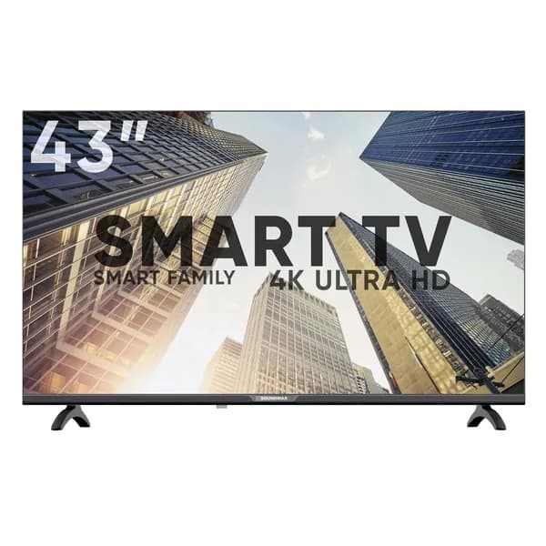 Soundmax Телевизор SM-LED43M01SUH 43″, черный