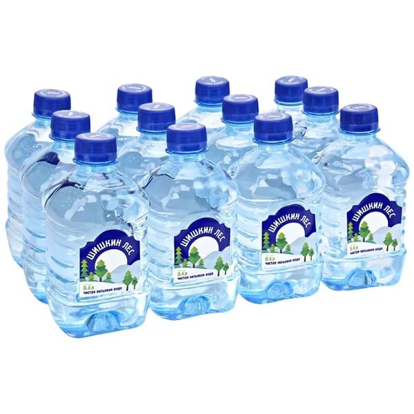Вода питьевая Шишкин Лес, без газа, 0,4л х 12шт