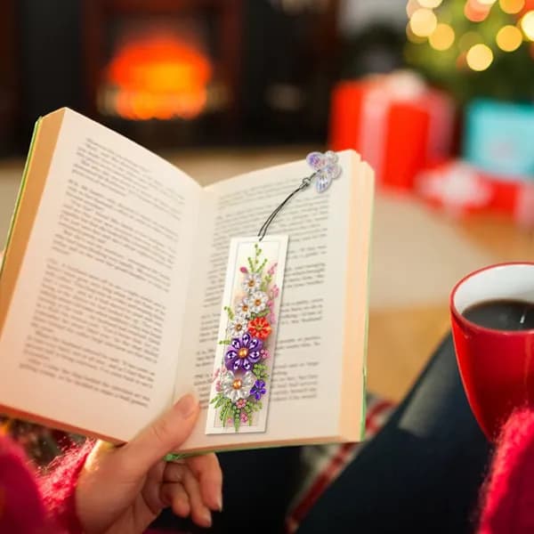DIY-набор для вышивания стразами книжная закладка с бабочкой из кристаллов