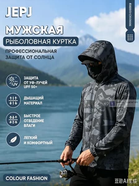 джерси для рыбалки/Быстросохнущий дышащий рыболовный костюм для защиты от солнца