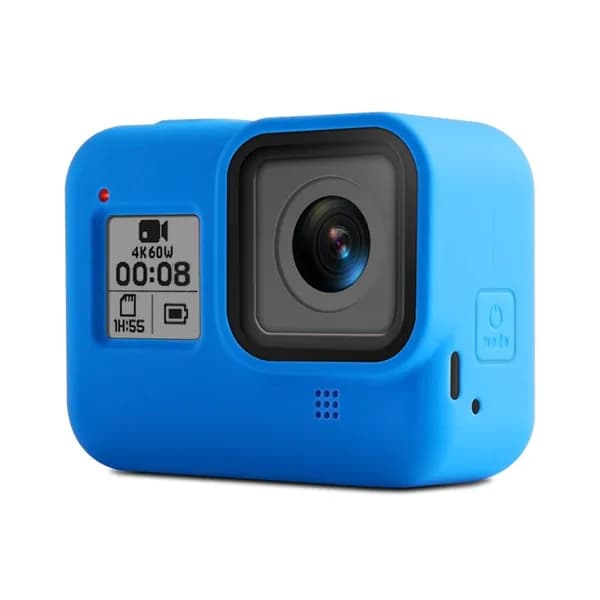 Для спортивной камеры Gopro Hero 8 Цветной Мягкий Силиконовый чехол Чехол для переноски с веревкой