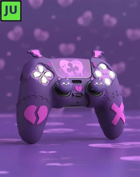 Силиконовый чехол PlayVital для PlayStation 5, фиолетовый