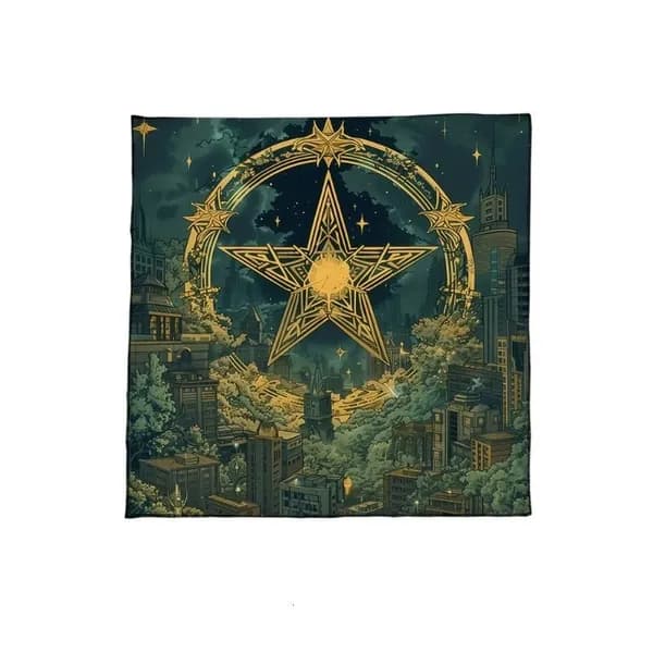 Практичная складная скатерть для таро, - C 50x50 см