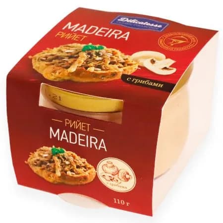 Рийет MADEIRA с грибами 110гр.