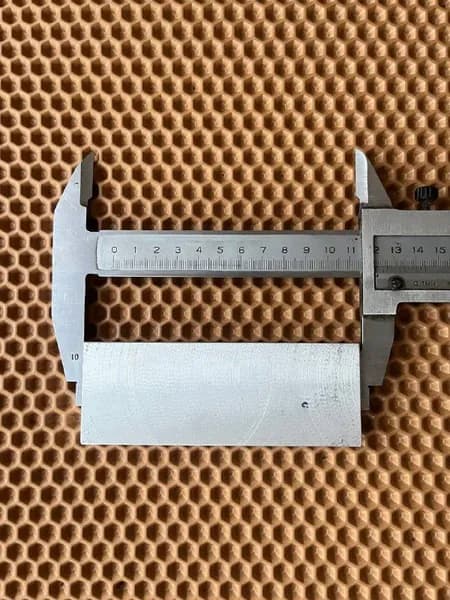 лист алюминиевый 125*45*13