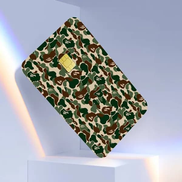 Купающаяся обезьяна БАПЭ Bathing Ape BAPE Наклейка для банковской карты