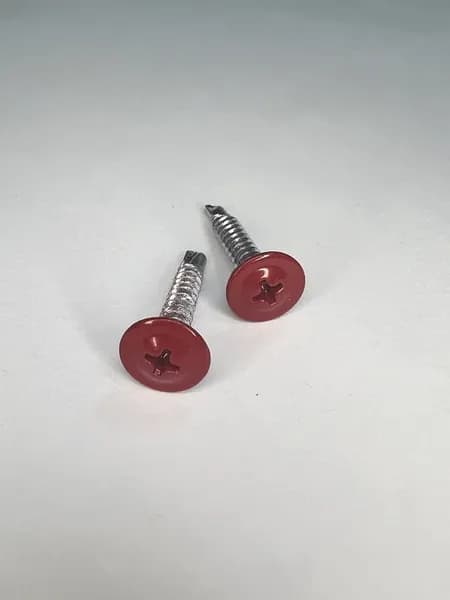 Саморез с прессшайбой сверло 4 2*25 RAL-3003 (250 шт)