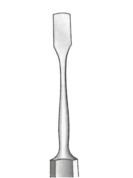 Долото с рифленой ручкой плоское, 6 мм (дм-6), Surgicon