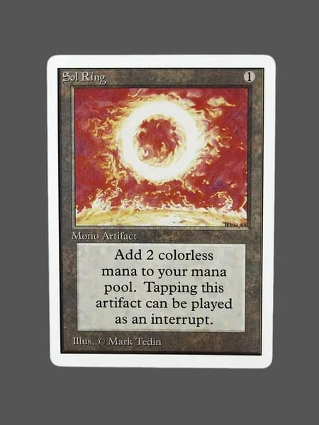 Обычная (Regular) прокси-карта TCG/MTG Proxy: Sol Ring (3ED)