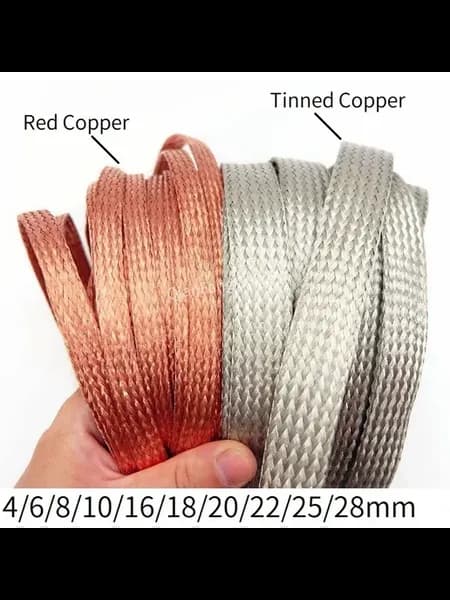 Кабель экранированный в оплётке, 2M, Tinned Copper, Width 8m