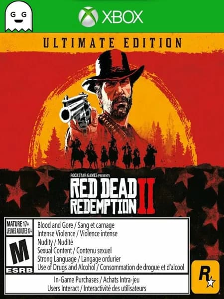 Игра Red Dead Redemption 2 Ultimate-издание, цифровой ключ для Xbox One/Series X S, Русские субтитры и интерфейс