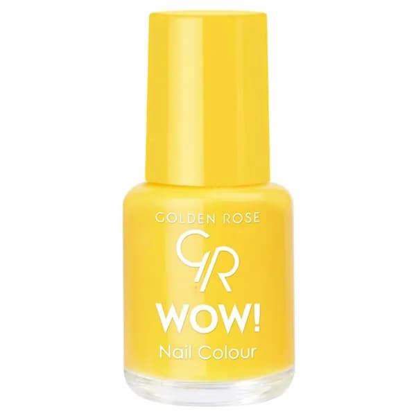 Golden Rose Лак для ногтей WOW, тон 041 солнечно-желтый