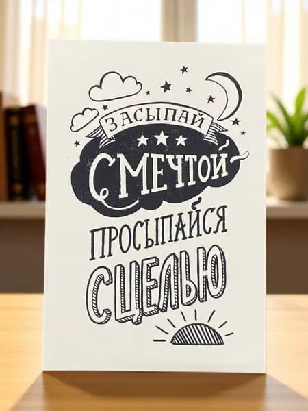 Открытка "24 "Мотивационная" 10*15