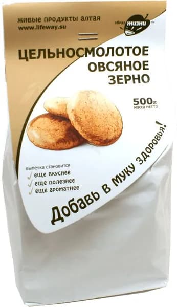 Мука овсяная цельнозерновая "Образ жизни", 500 г