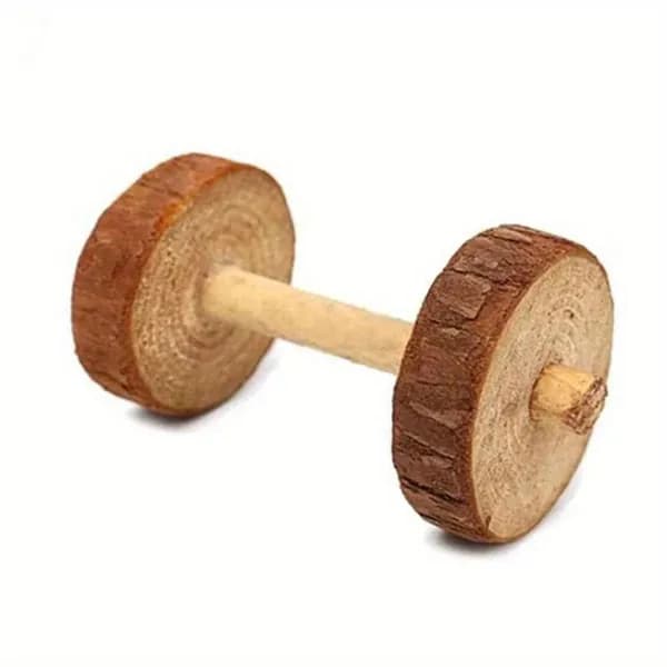 Деревянная игрушка для домашних животных с коренными зубами