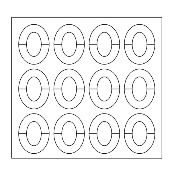 Трафареты для ногтей / Наклейки для френча, - 09