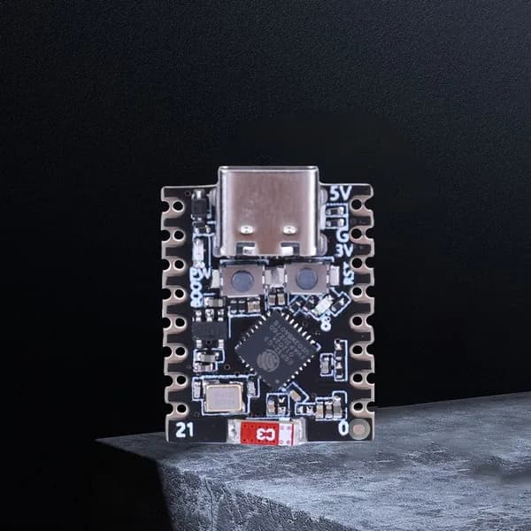 Модуль разработки ESP32-C3 с Wi-Fi и Bluetooth 5.0, размеры 25 18 12 мм