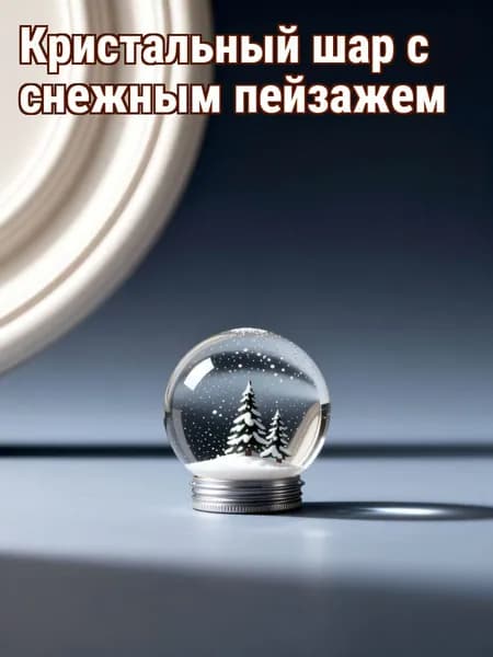 Снежный шар алюминий