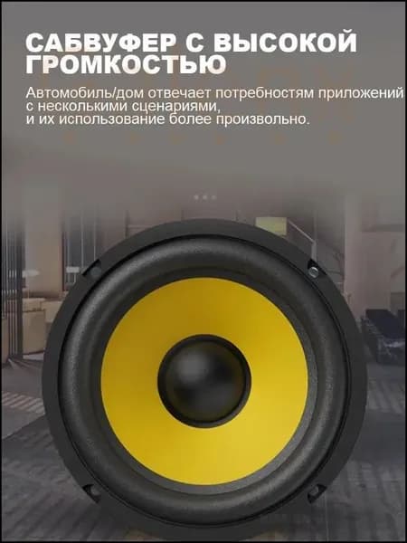 Сабвуфер автомобильный, 16 см (6 дюйм.)