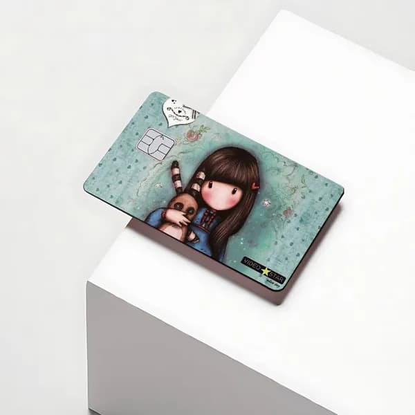 Мультфильм Санторо Горджусс Cartoon Santoro Gorjuss Card Stickers Наклейка для банковской карты