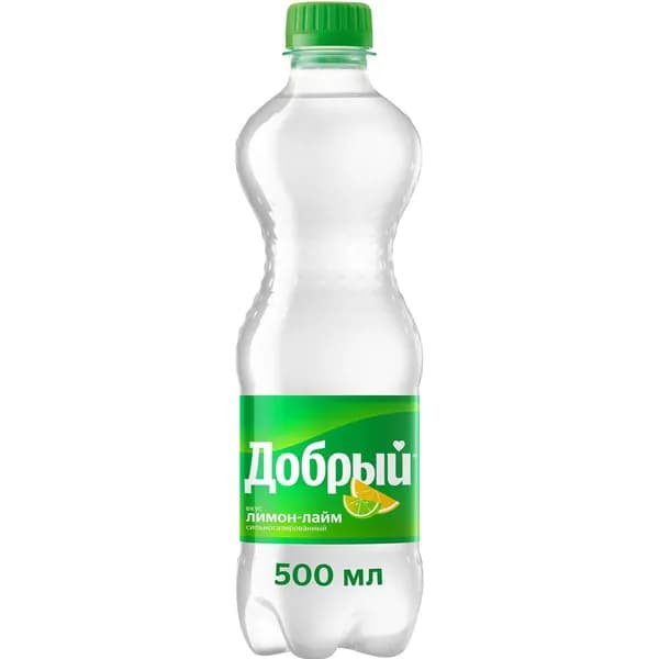 Газированный напиток Добрый лимон-лайм 500 мл